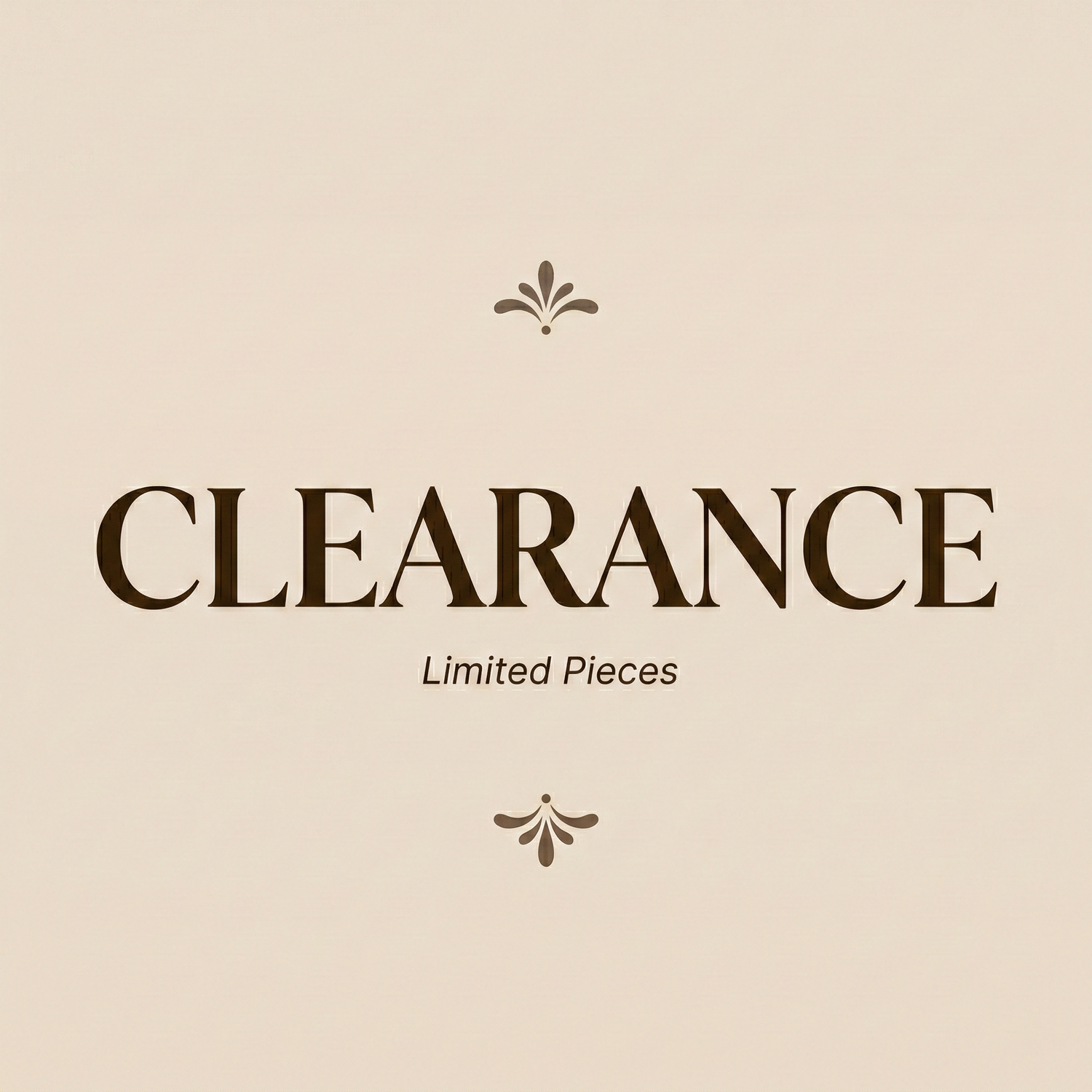 Clearance Sale
