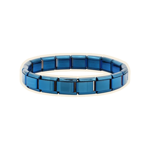 Classic Blue Italian Charm Bracelet