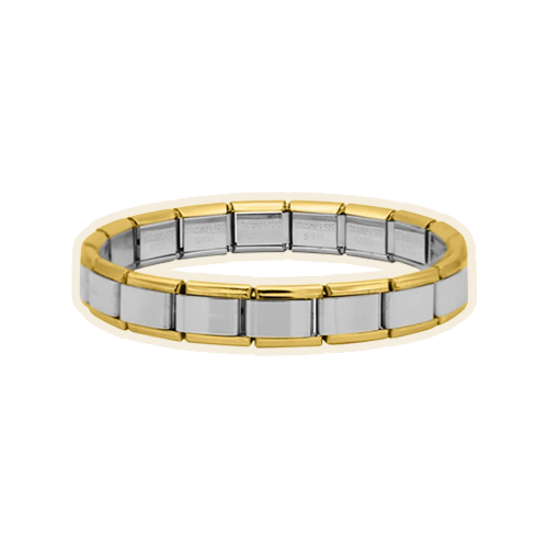 Silver & Gold Italian Bracelet