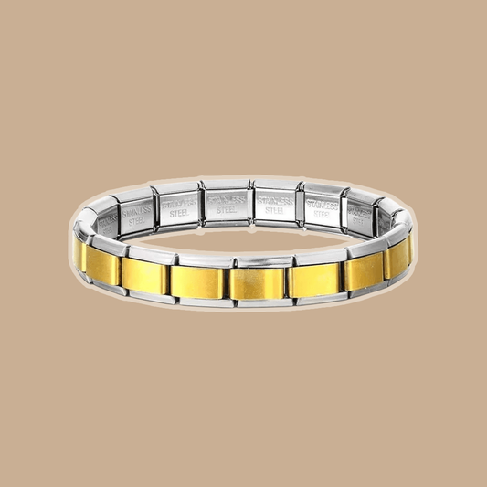 Gold & Silver Italian Bracelet