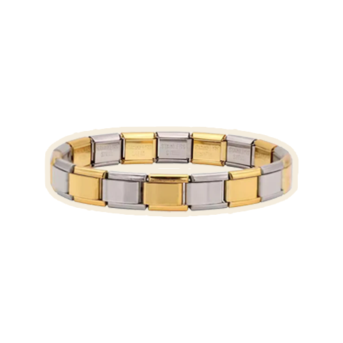 Silver & Gold Mix Italian Bracelet