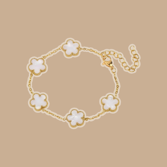 Pearl Clover Bracelet