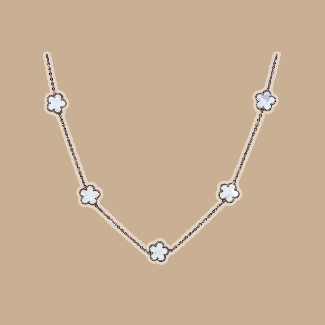 White Clover Necklace
