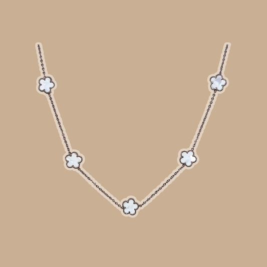 White Clover Necklace